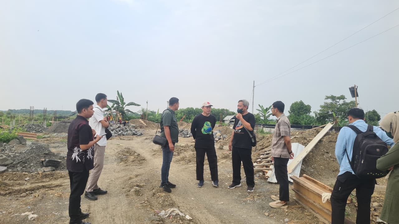 Kejari kota Tegal lakukan Monitoring Pengamanan Proyek Strategis Pembangunan Hanggar Tempat Pengolahan Sampah Terpadu
