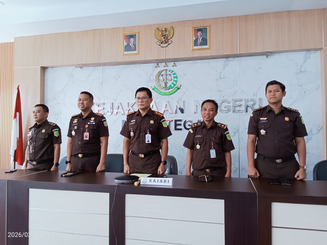Upacara Pelantikan dan Pengambilan Sumpah Jabatan Pejabat Eselon III di lingkungan Kejaksaan Tinggi Jawa Tengah