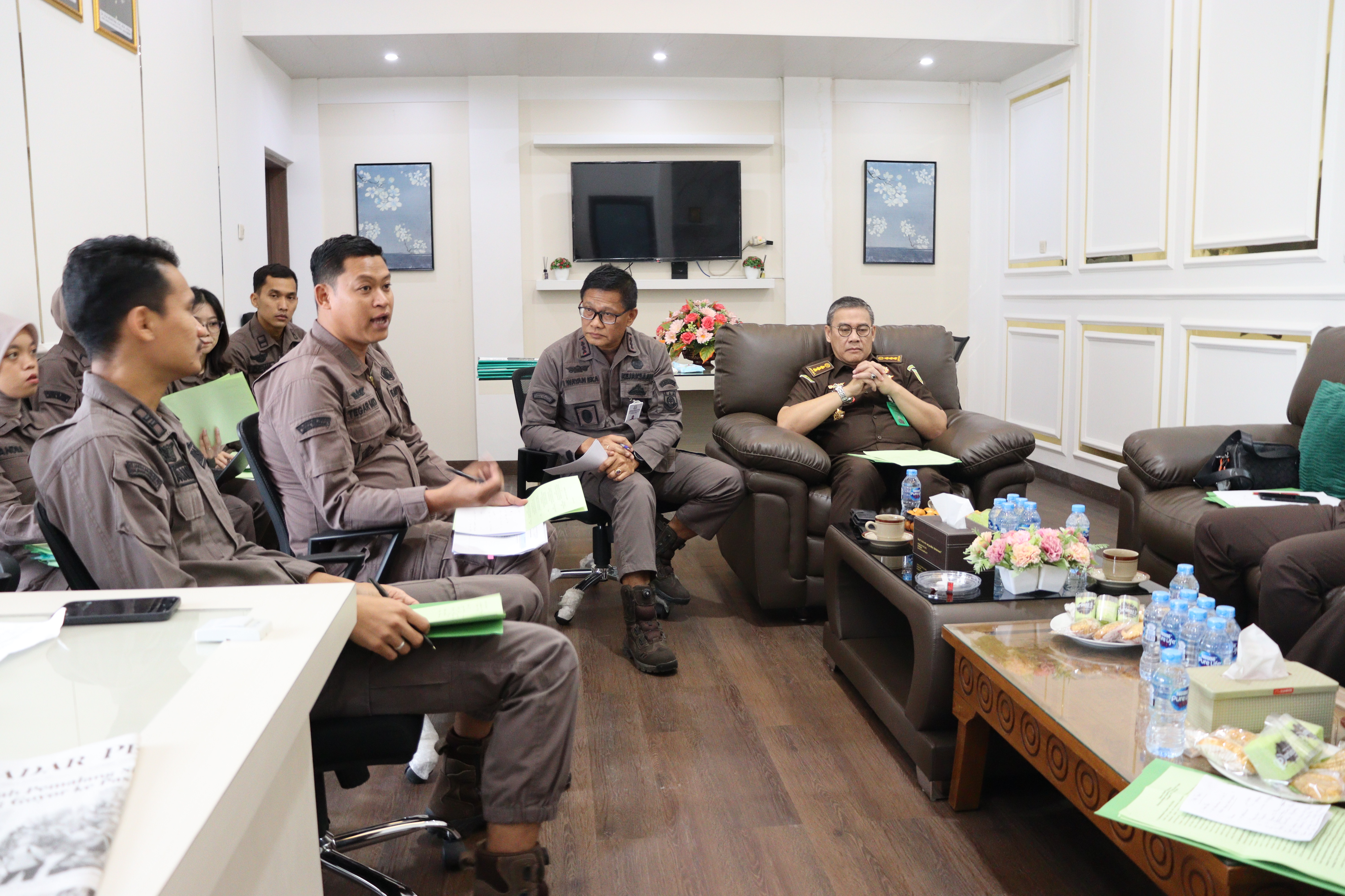 Asintel Kejati Jateng Lakukan Pemantauan dan Evaluasi di Kejari Kota Tegal